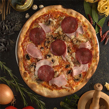 Produktbild Pizza Funghi-Prosciutto-Salame